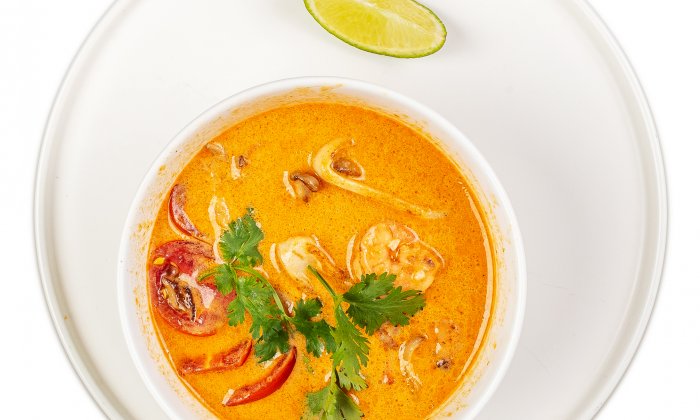 Суп том ям с морепродуктами