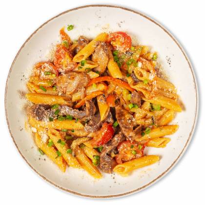 Паста с говядиной