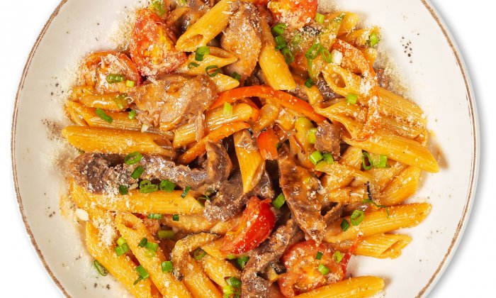 Паста с говядиной