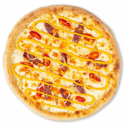 С колбасками и цыпленком