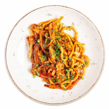 Удон с курицей