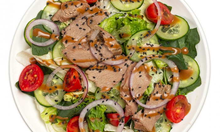 Салат с говядиной