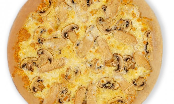 С курицей и грибами